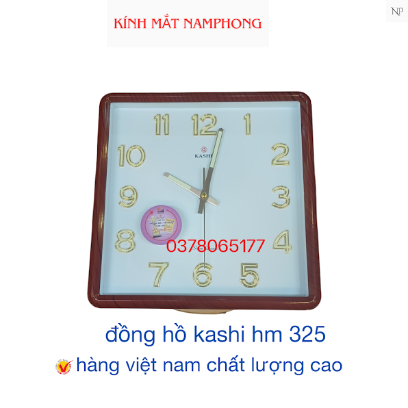 ĐỒNG HỒ TREO TƯỜNG KASHI HM325