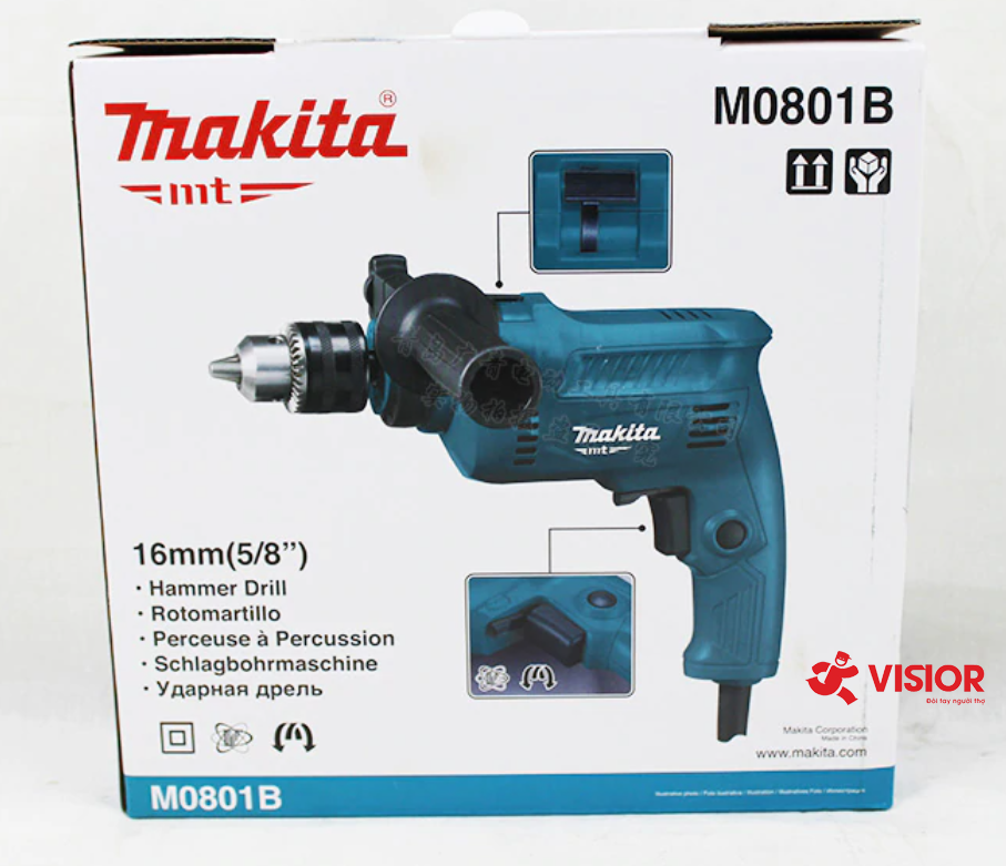 [HCM]Máy khoan búa(16mm) Makita - M0801B