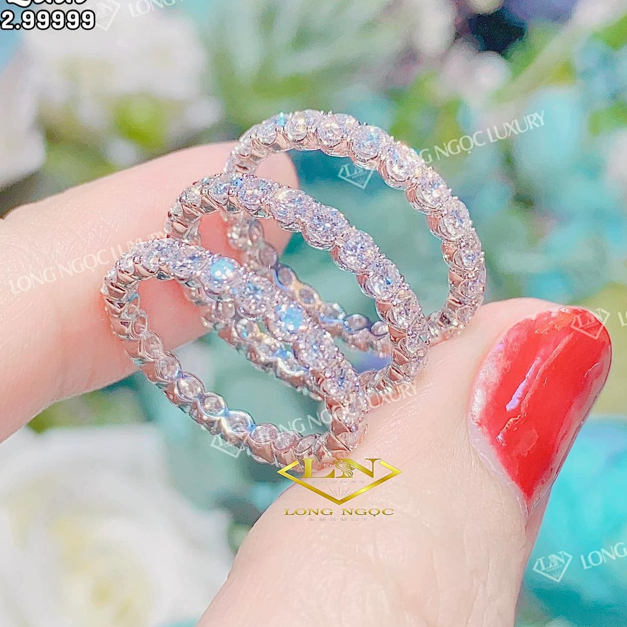 Women rings 24K Gold non-gold 18K, premium sterling silver ring, white gold ring, diamond platinum ring, fashion beautiful rhinestone rings-jewelry Gado N037 Orange not black