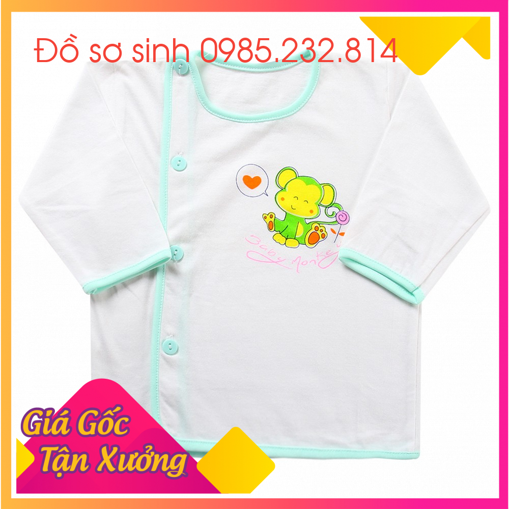 Áó jou cúc lệch cho bé sơ sinh