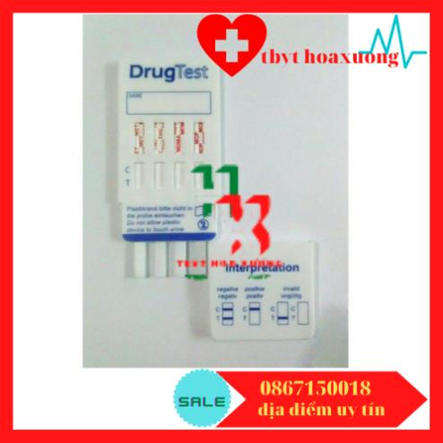 [Nhập Khẩu] Que Thử Ma Tuý 4 Chân DRUGS