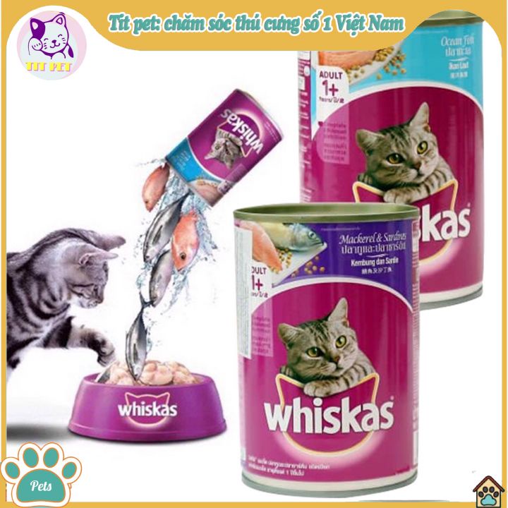 Pate Cho Mèo - Pate Whiskas Lon- 400g