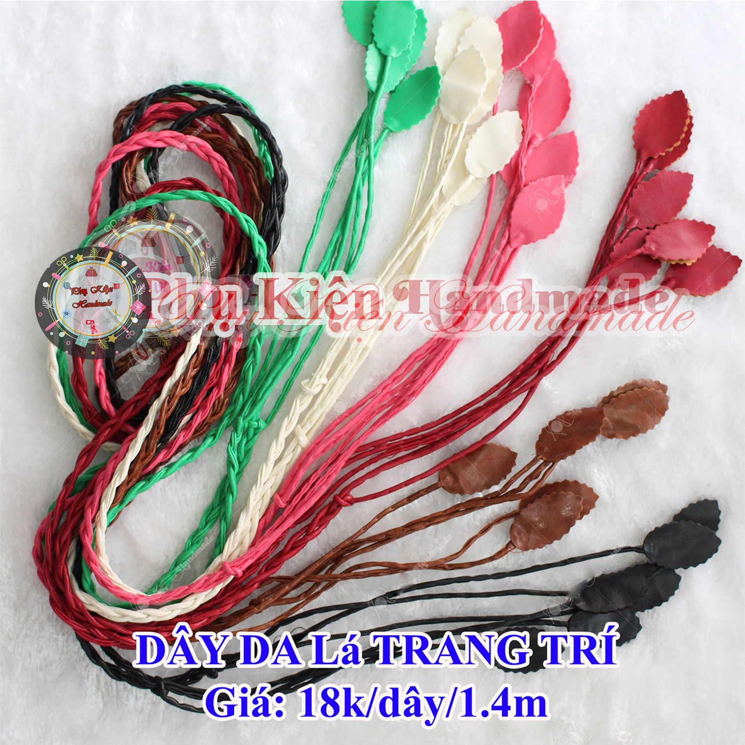Decorative Leaf Leather Straps/Waistbands for Making Handbags
