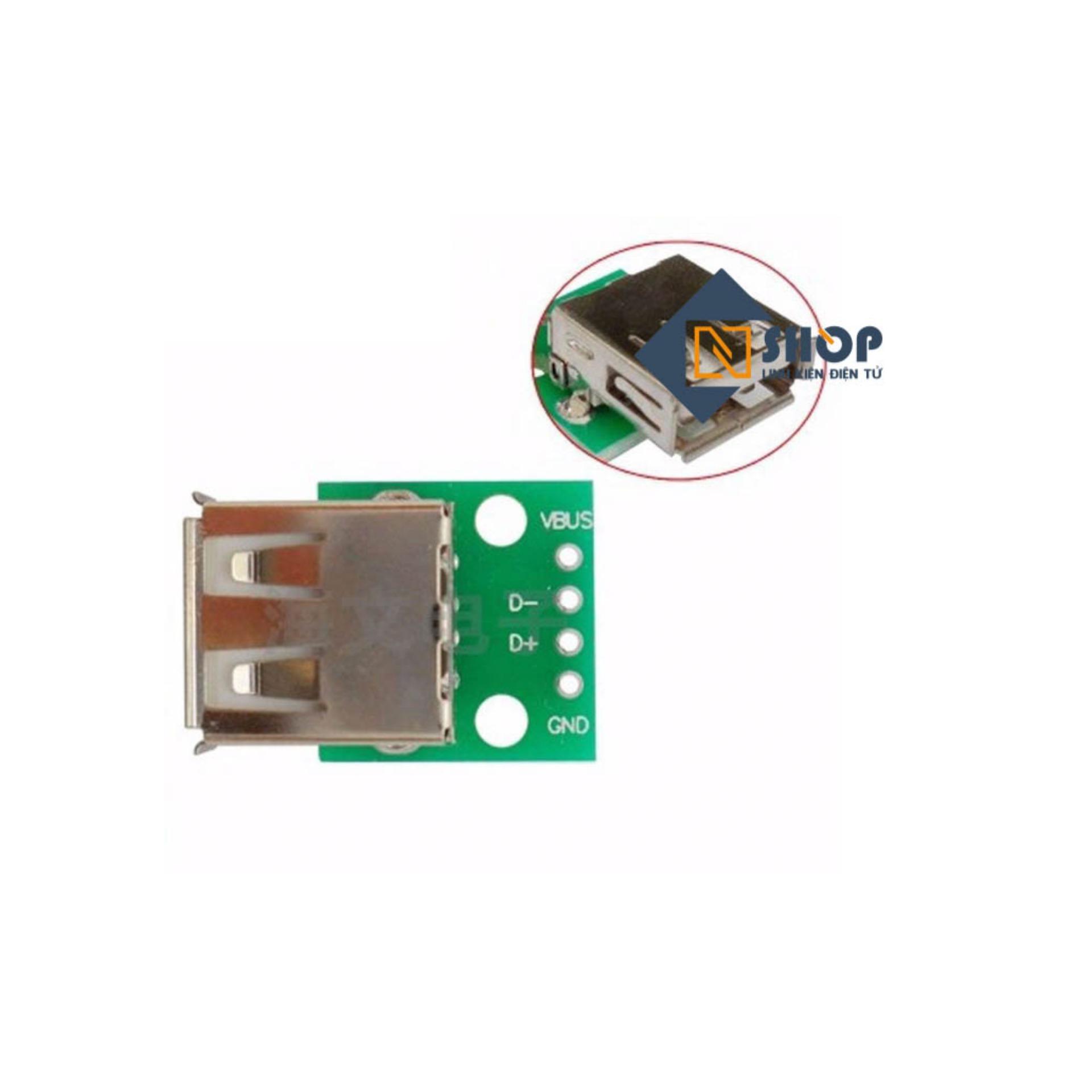 2 Đế ra chân USB cái