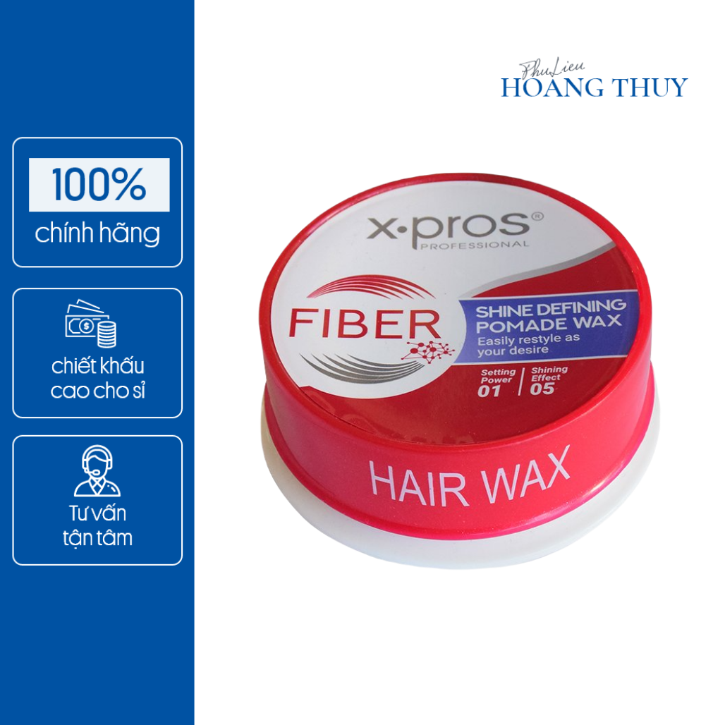 Wax tóc X.PROS FIBER Shine Defining Pomade Wax (80ml)