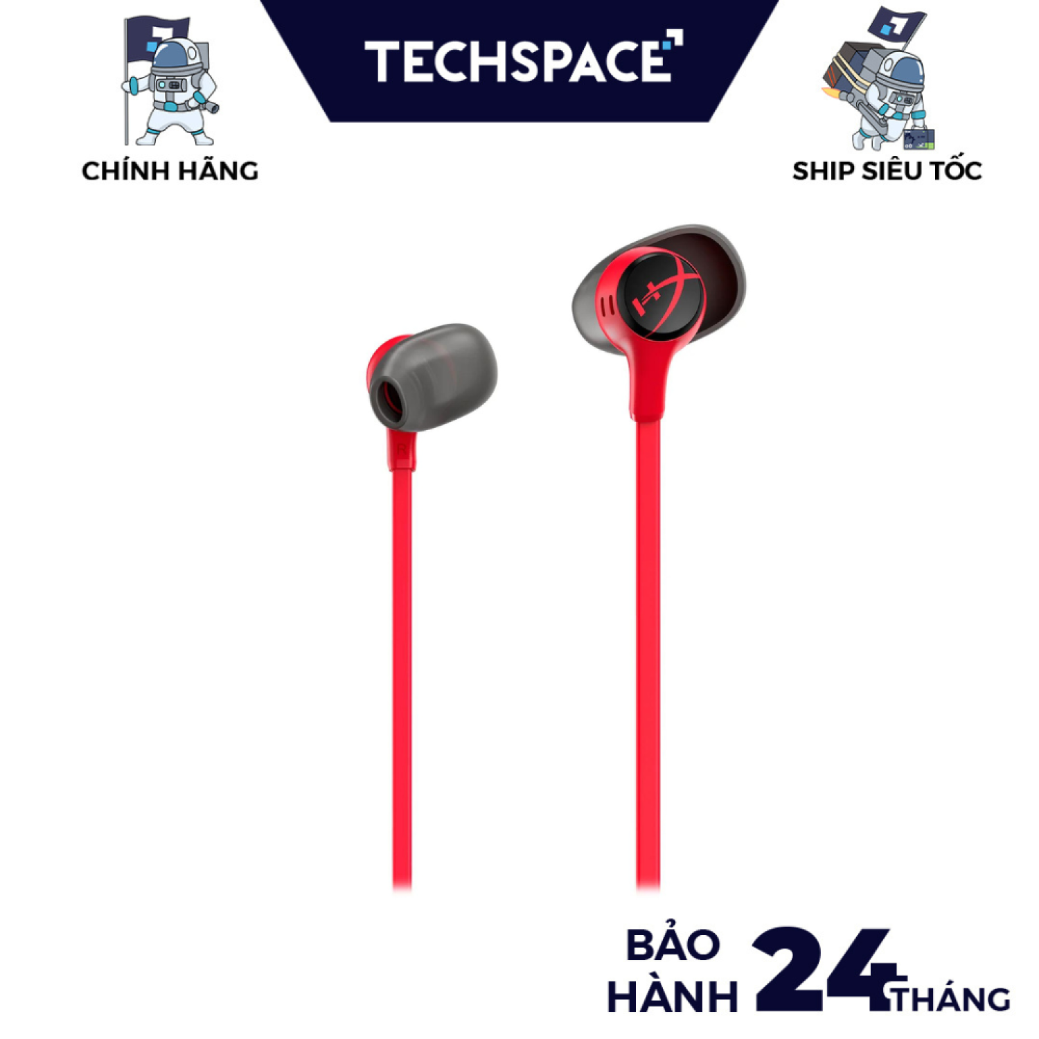 Tai nghe HyperX Cloud Earbuds II (Hàng chính hãng) -Bảo hành 24 tháng