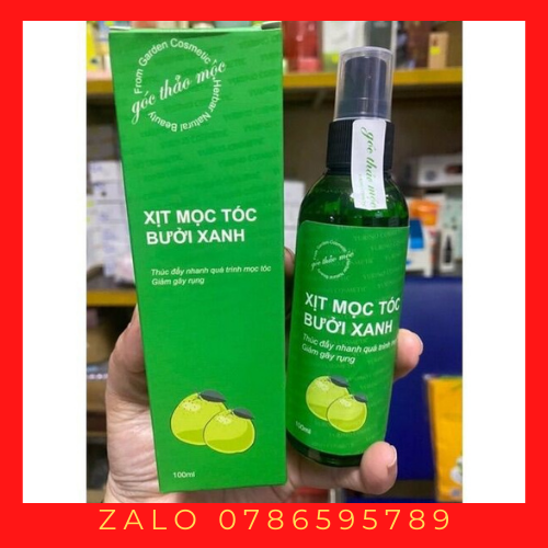 Xịt tóc bưởi xanh