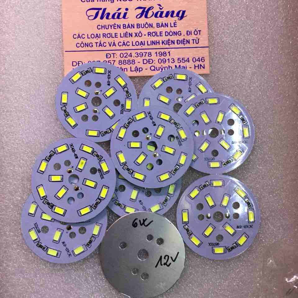 2 chiếc led miếng 6w/12 v