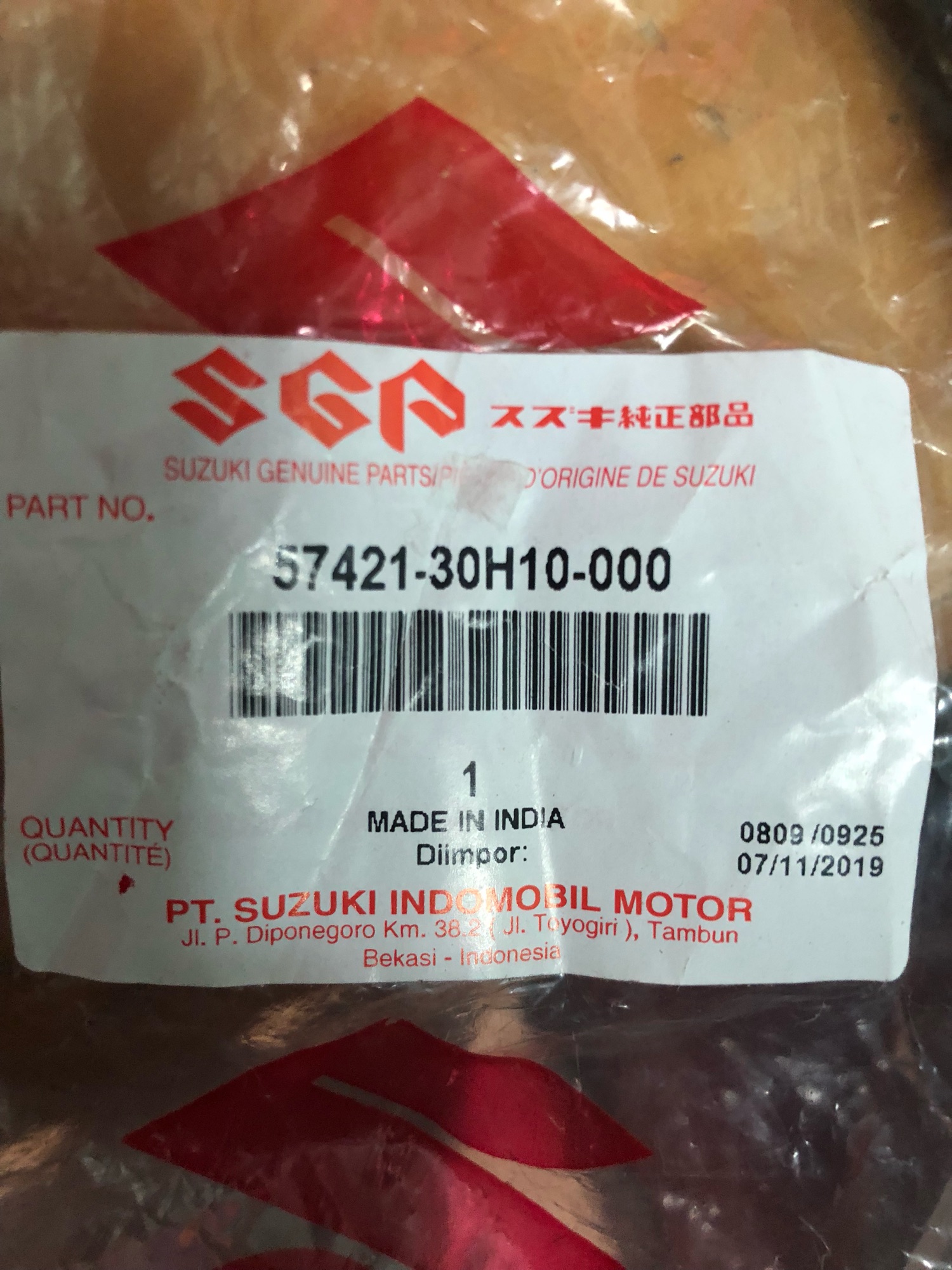 Cặp Tay côn tay thắng Raider Satria Zin indo