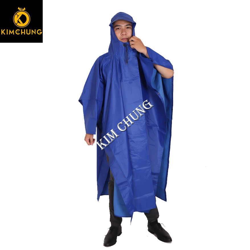 [HCM]Áo mưa cánh dơi vải dù siêu bền không thấm nước (có xẻ tà)