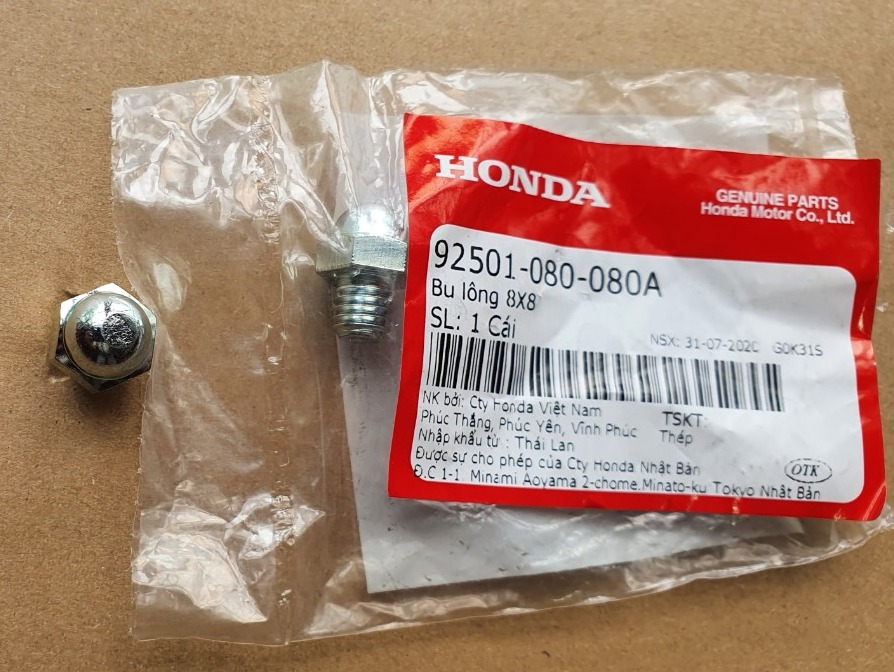 [HCM]BỘ ỐC GÁC CHÂN TRƯỚC HONDA WINNER X (1 BÊN)