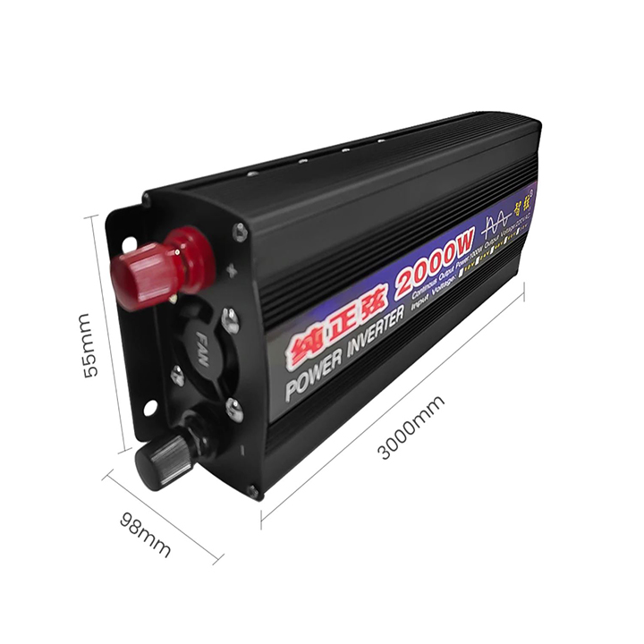 Máy kích điện sin chuẩn 12v Lên 220V - 2000W