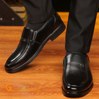 Giày da nam big size giày lười nam size lớn màu đen GLG104 Cuocsongvang thumbnail