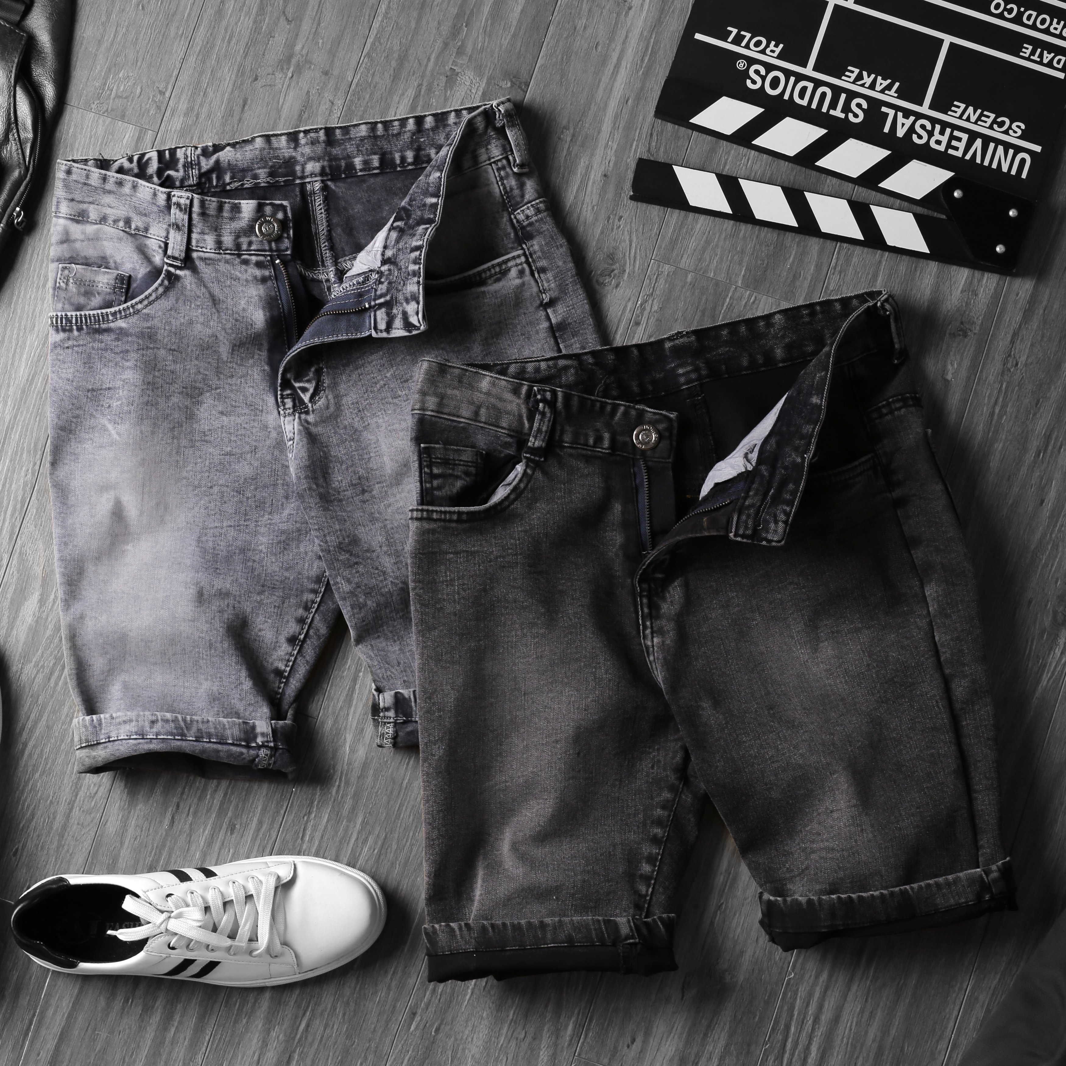 [HCM]Quần short jean nam vải giản cao cấp HT59