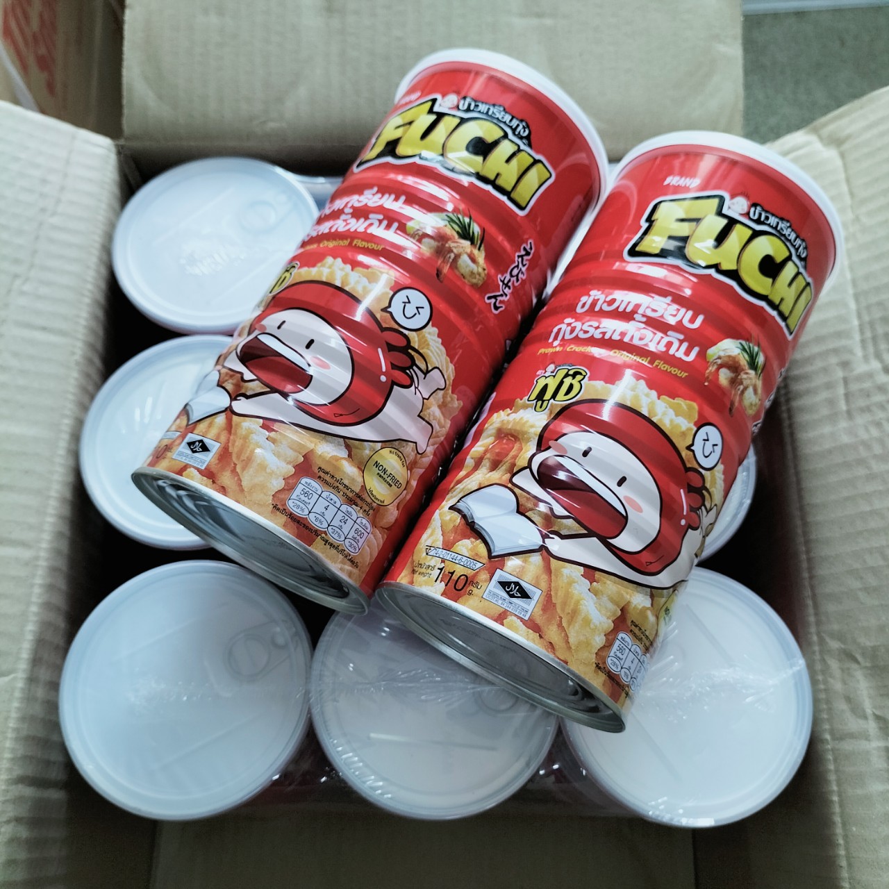 Snack Tôm Lon Thái Lan Fuchi 110gr