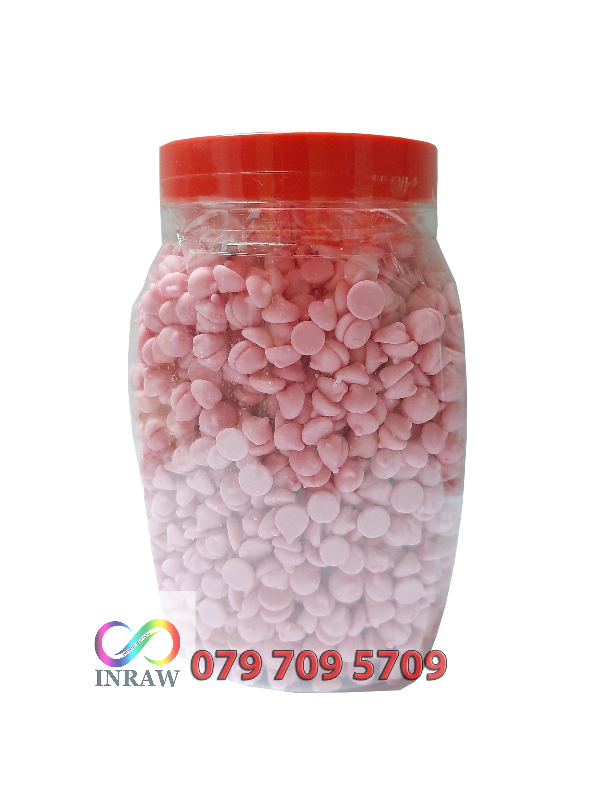 Socola Chip Hồng Dâu Colatta Trang Trí Bánh (500g)