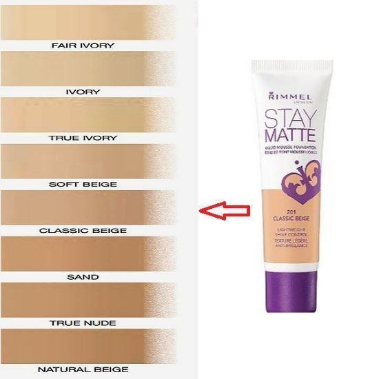 [6-11/12 VOUCHER GIẢM 8%]Kem nền Rimmel Stay Matte Liquid 30ml