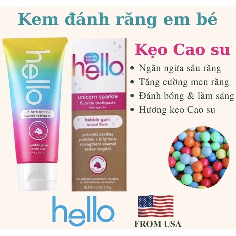 Hello toothpaste Kids