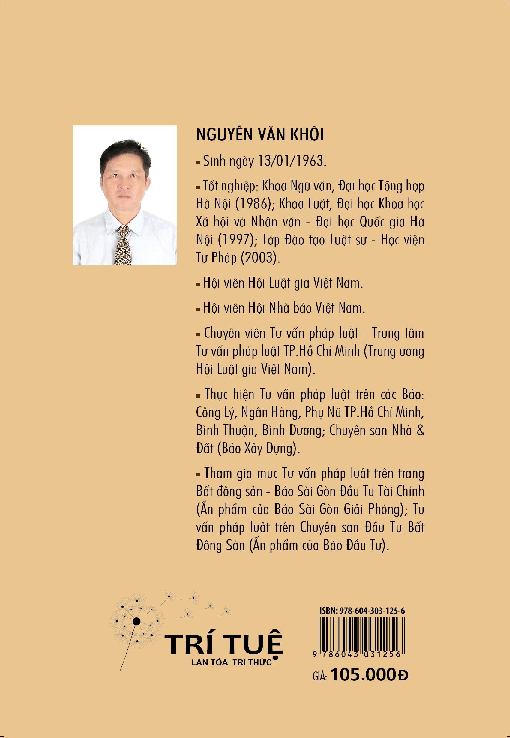 Fahasa - 101 Tư Vấn Pháp Luật Thường Thức Về Đất Đai (Tái Bản 2020)