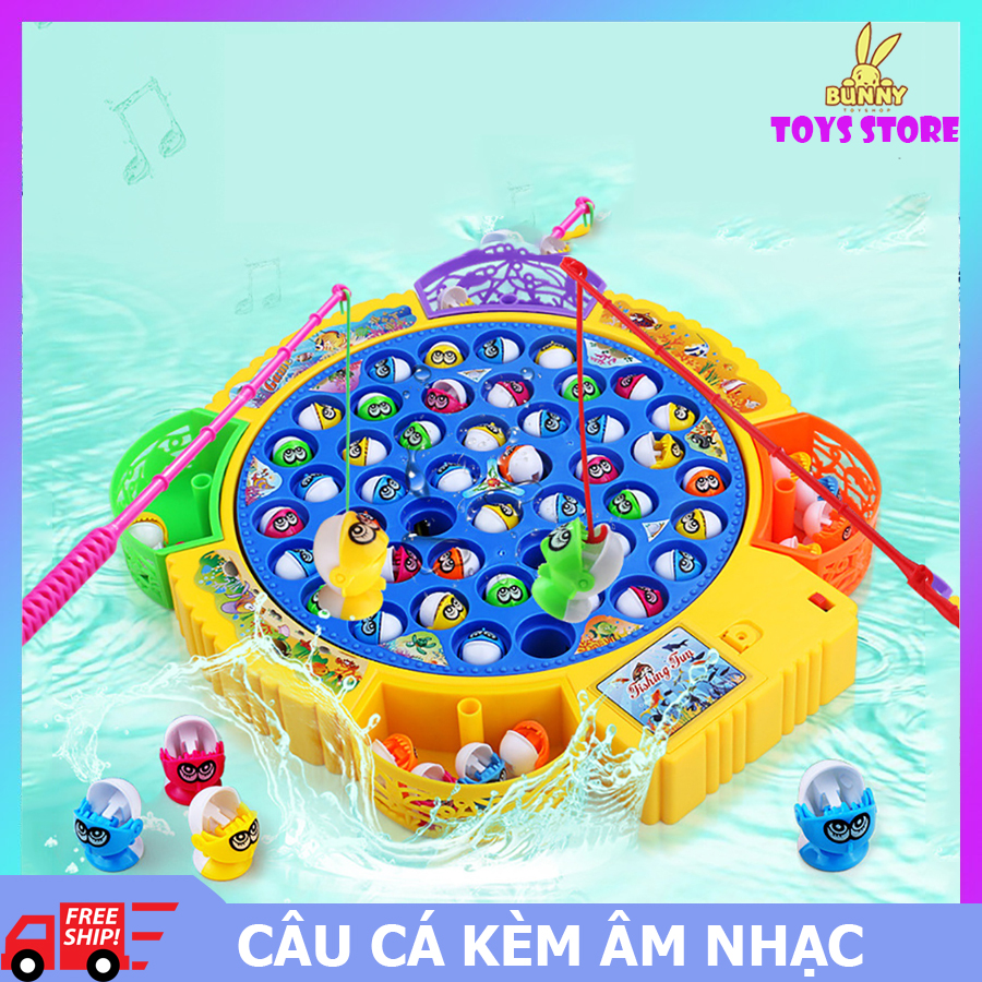 Đồ chơi trẻ em câu cá cỡ lớn, kèm âm thanh sinh động