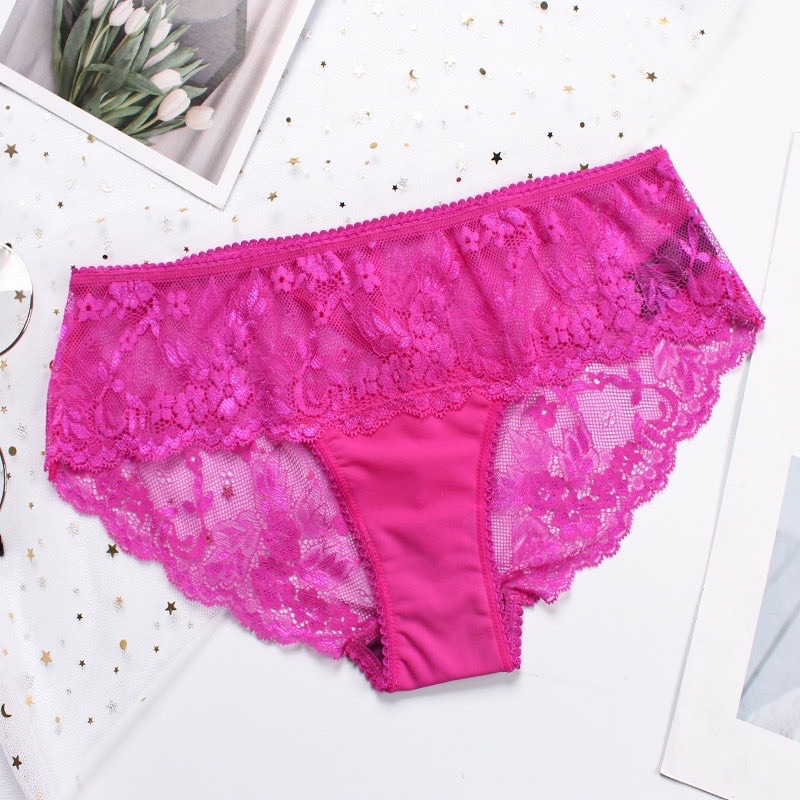 Quần Lót REN CẠP THẤP Bigsize 60-85KG (Hàng có size)