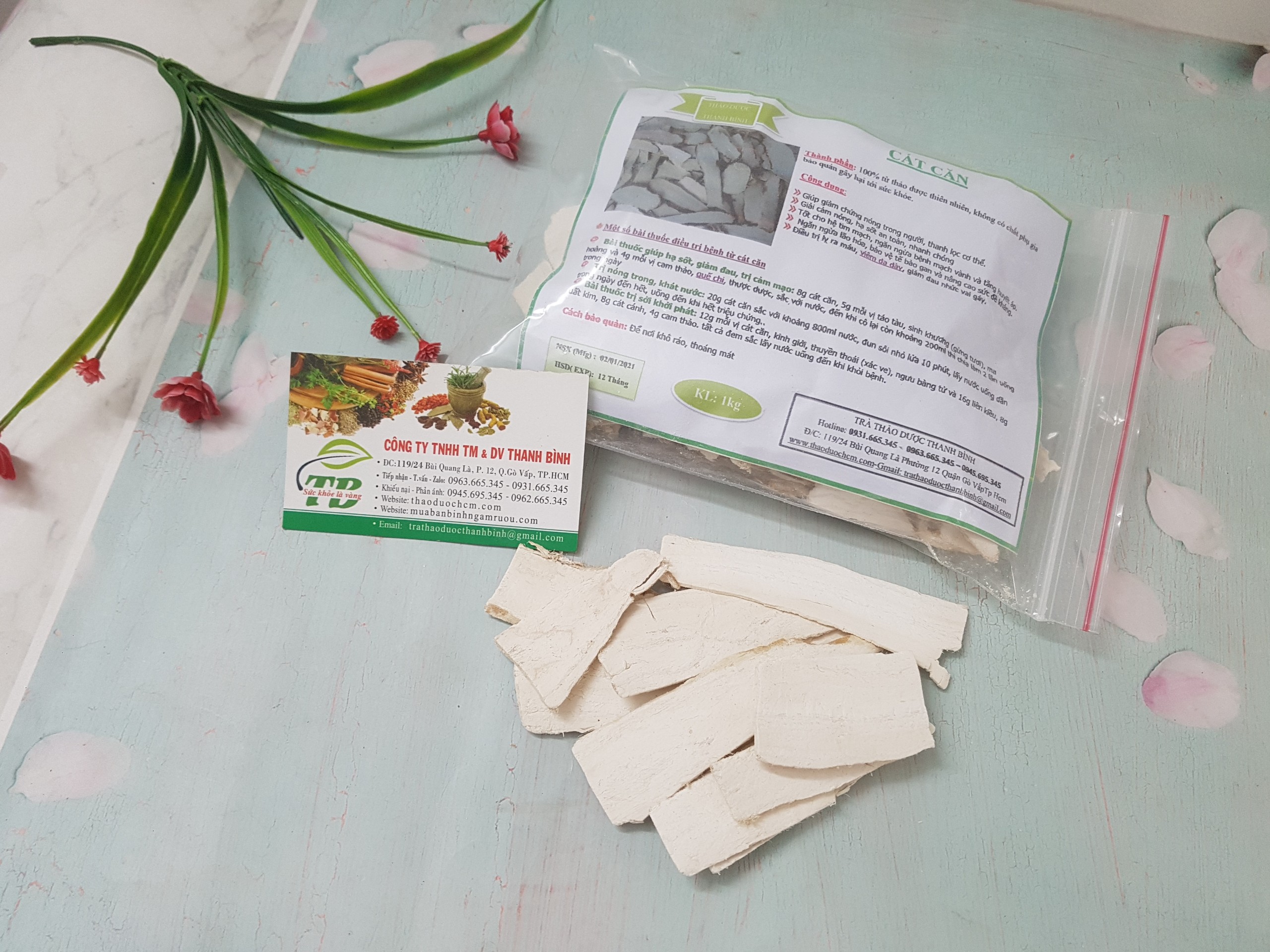 Cát Căn Khô 1KG - Hàng Loại 1
