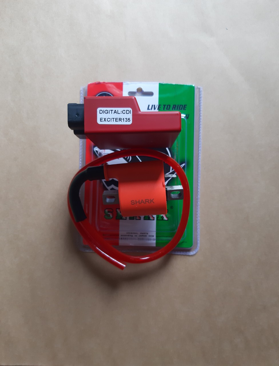 Combo IC và Mobin sườn Shark độ xe Exciter 135cc Malaisya