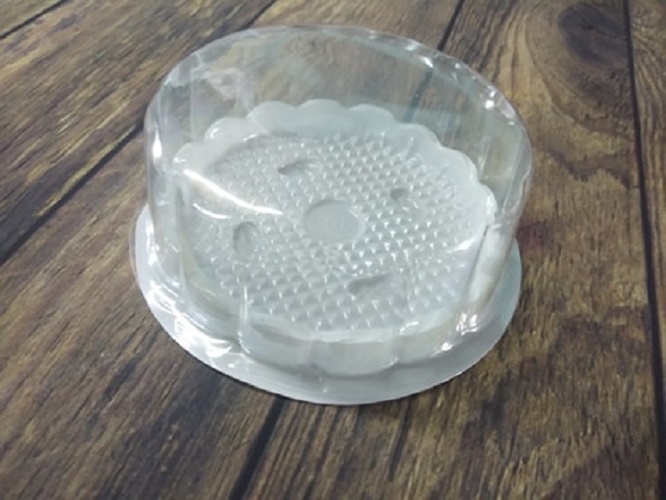 BỘ 50 HỘP NHỰA ĐỰNG BÁNH ĐẾ TRẮNG NẮP BẰNG  KÍCH THƯỚC 10CM X CAO 4 CM - H15 BẰNG