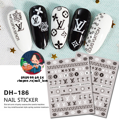 [HCM][Video Thực Tế] Nail Sticker - Dán Móng Tay - Bộ Sưu Tập Thương Hiệu