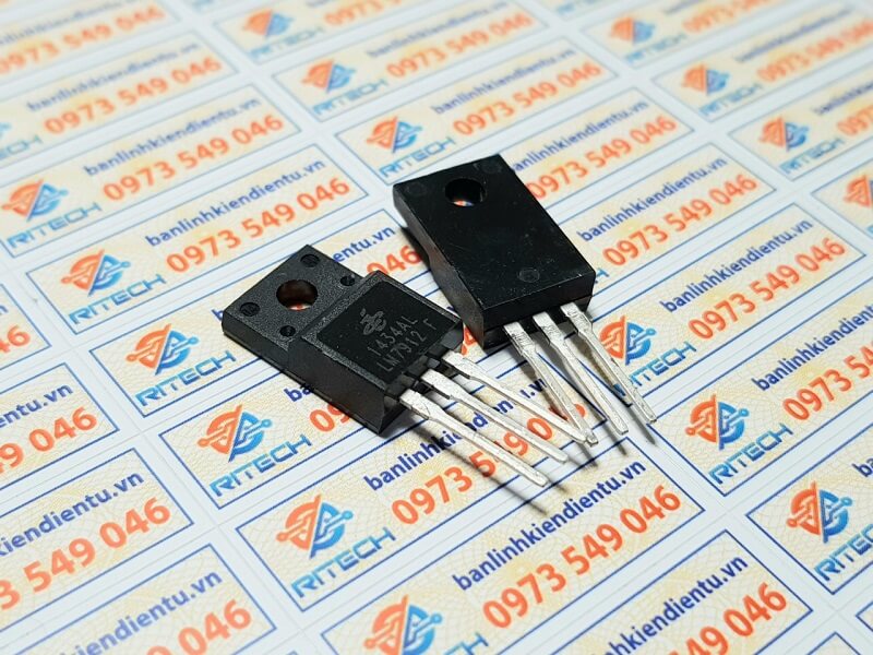 Combo 5 con l7912, l7912cv, lm7912, to220 ic nguồn ổn áp -12v 1.5a