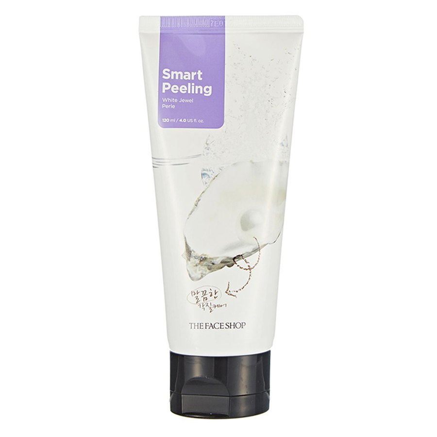 [HCM]Tẩy Tế Bào Chết Dưỡng Da Tươi Sáng Với Chiết Xuất Từ Ngọc Trai The Face Shop Smart Peeling White Jewel 120ml