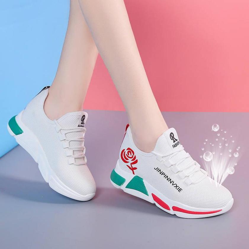 Giày sneaker thể thao nữ buộc dây phong cách hàn quốc V179 giá rẻ