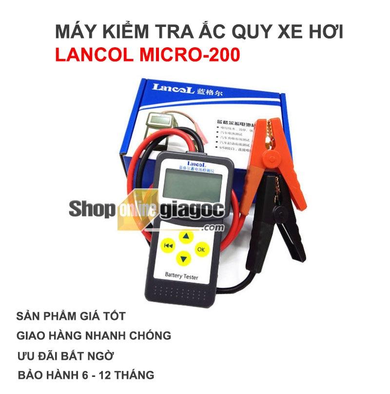 Máy Kiểm Tra Ắc Quy Xe Hơi LANCOL Micro-200