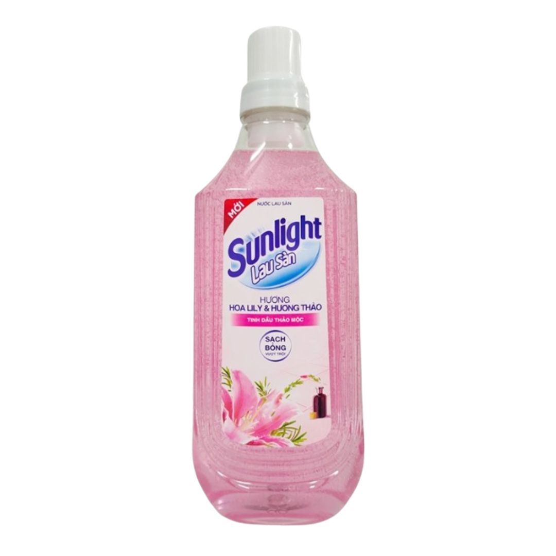 Nước lau sàn sunlight chai 1kg dung dịch lau sàn sunlight chất lau sàn sunlight hương thơm dịu nhẹ