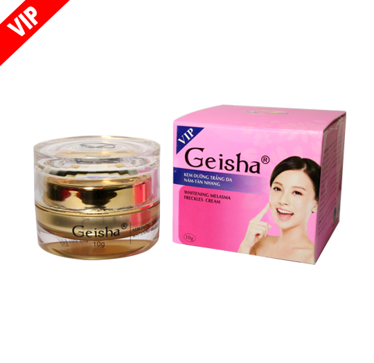 Kem geisha dưỡng trắng da, nám, tàn nhang 10g vip