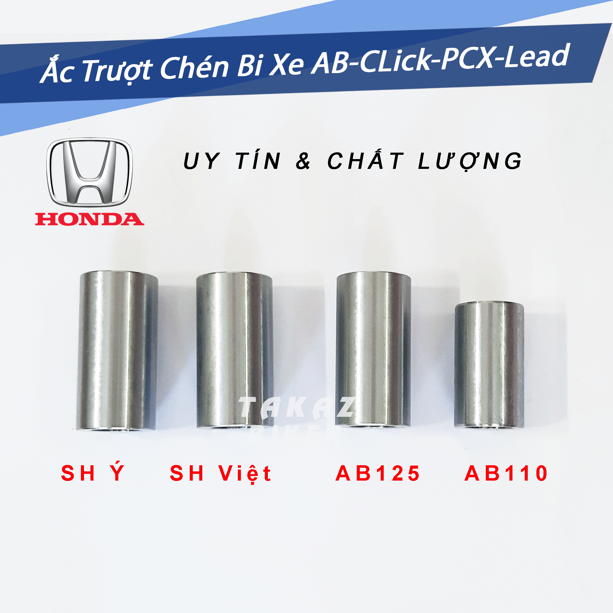 [HCM][ KWN ] Ắc Trượt Nồi Trước Xe PCX - SH - AB125cc - Lead125cc - Honda KWN