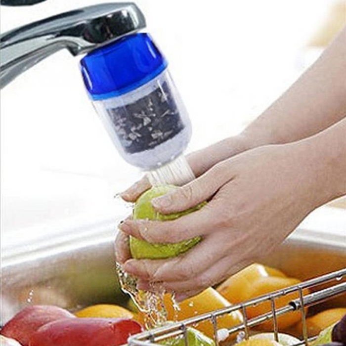 Đầu Lọc Nước Trực Tiếp Tại Vòi Đá Vôi - Lọc Cặn Bẩn, Khử Mùi - Đầu Lọc Than Hoạt Tính