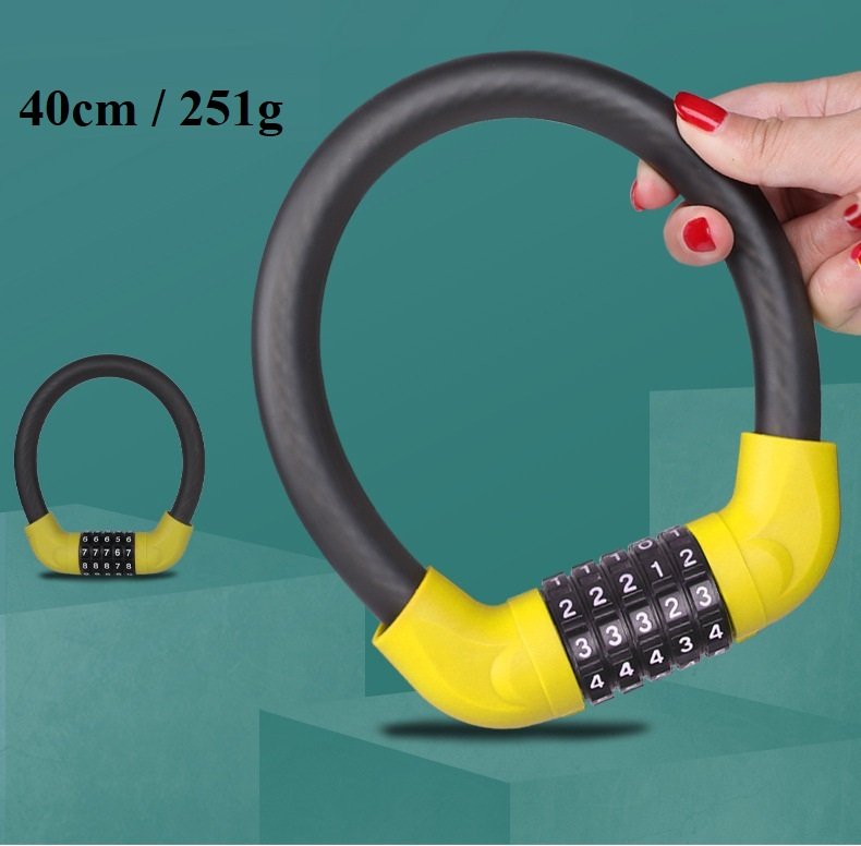 Khóa 5 số chống trộm xe đạp, xe máy cực chắc chắn