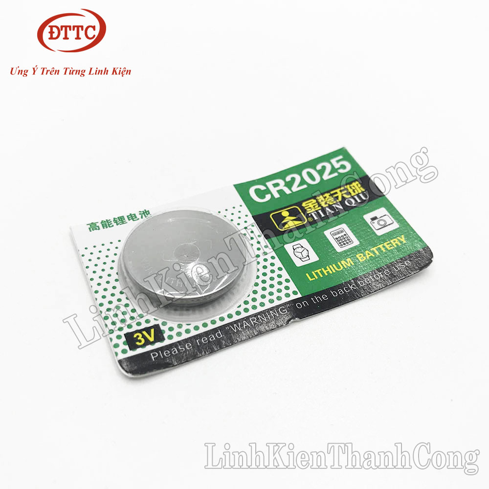 Pin 3V CR1220 CR2016 CR2025 CR2032