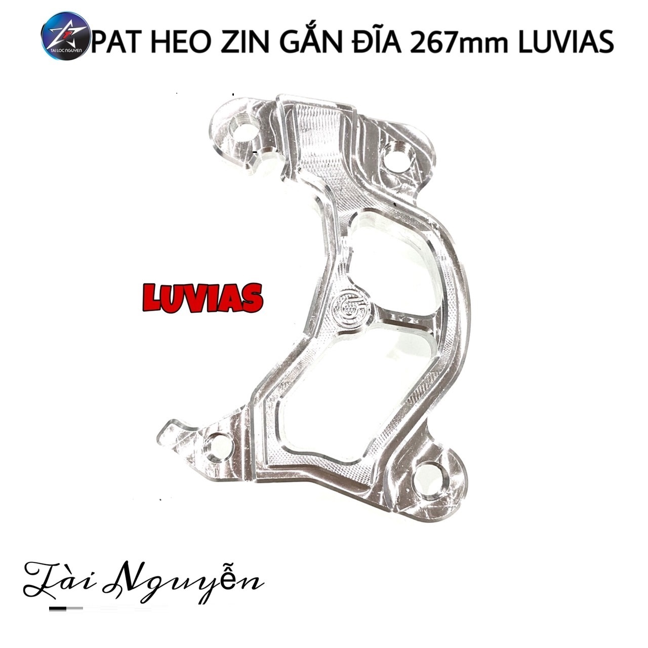 Pat heo zin gắn đĩa 267mm cho luvias