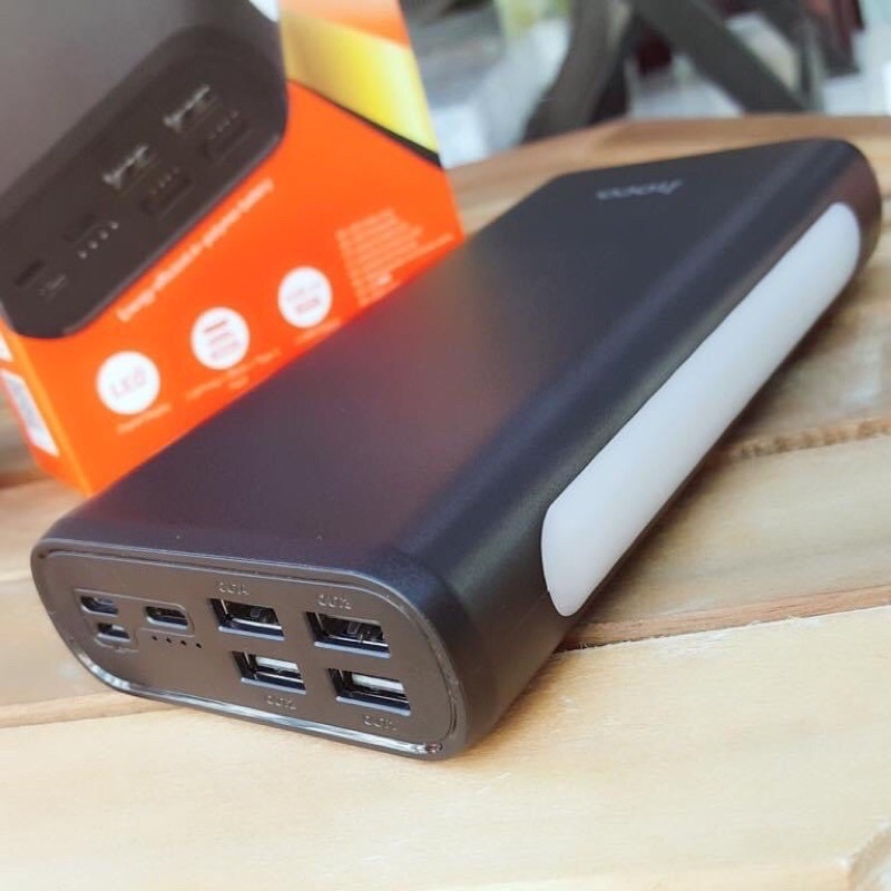 🔯Sạc Dự Phòng Hoco J60 30000mah 4 Cổng Usb Có Đèn Khẩn Cấp