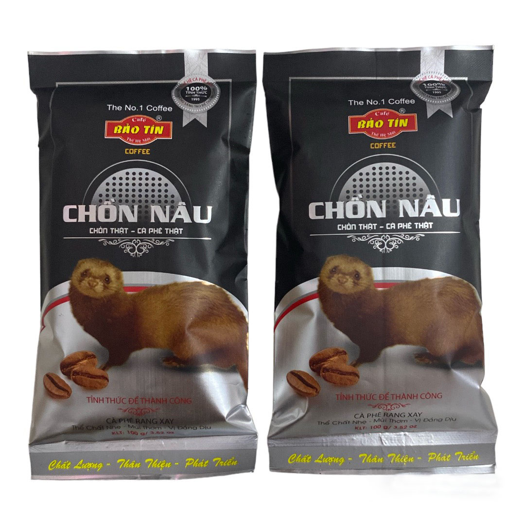 ( 100g )  Cà phê CHỒN NÂU BẢO TÍN