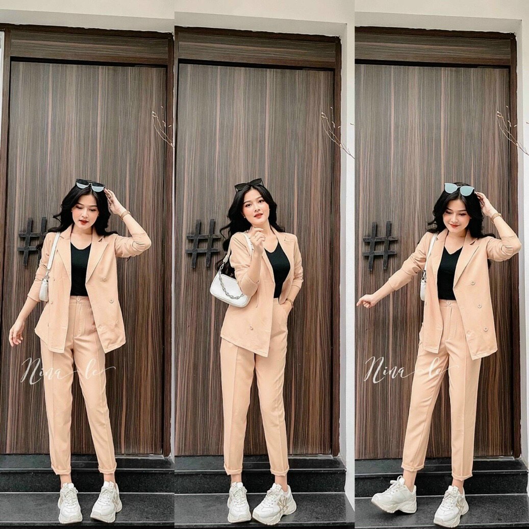 [HCM-Voucher 50k Freeship Max] SET VEST DÀI TRƠN 3 MÓN COTTON LẠNH