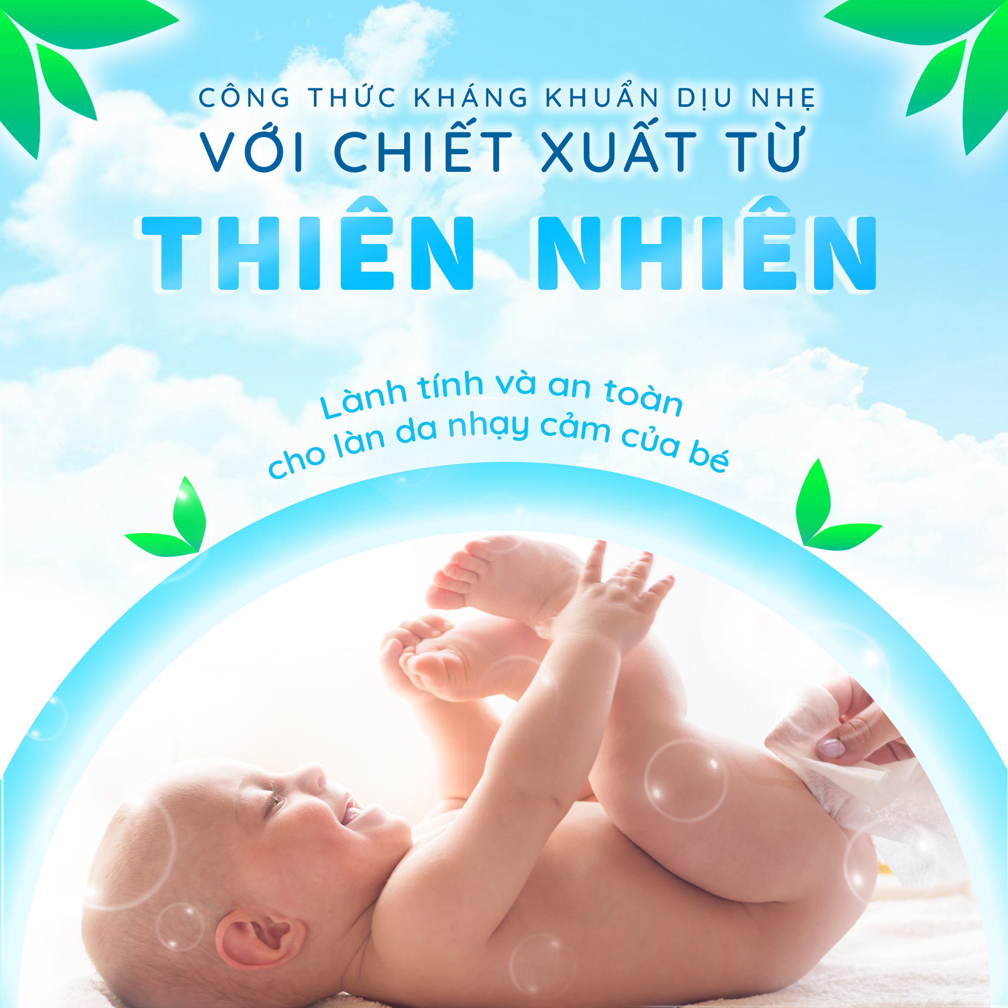Khăn Ướt Cho Bé OMA & Baby Không Mùi