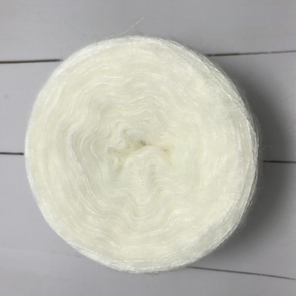 len mohair sợi nhỏ trơn cuộn 100gr