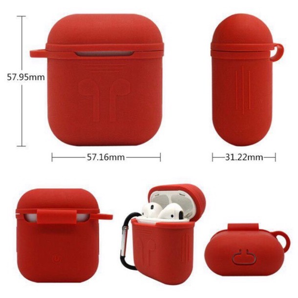 Bao da Silicon dày Airpod 1/2 ❤️ !