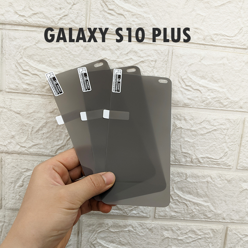 Miếng dán dẻo TPU chống nhìn trộm Samsung Galaxy S10 Plus