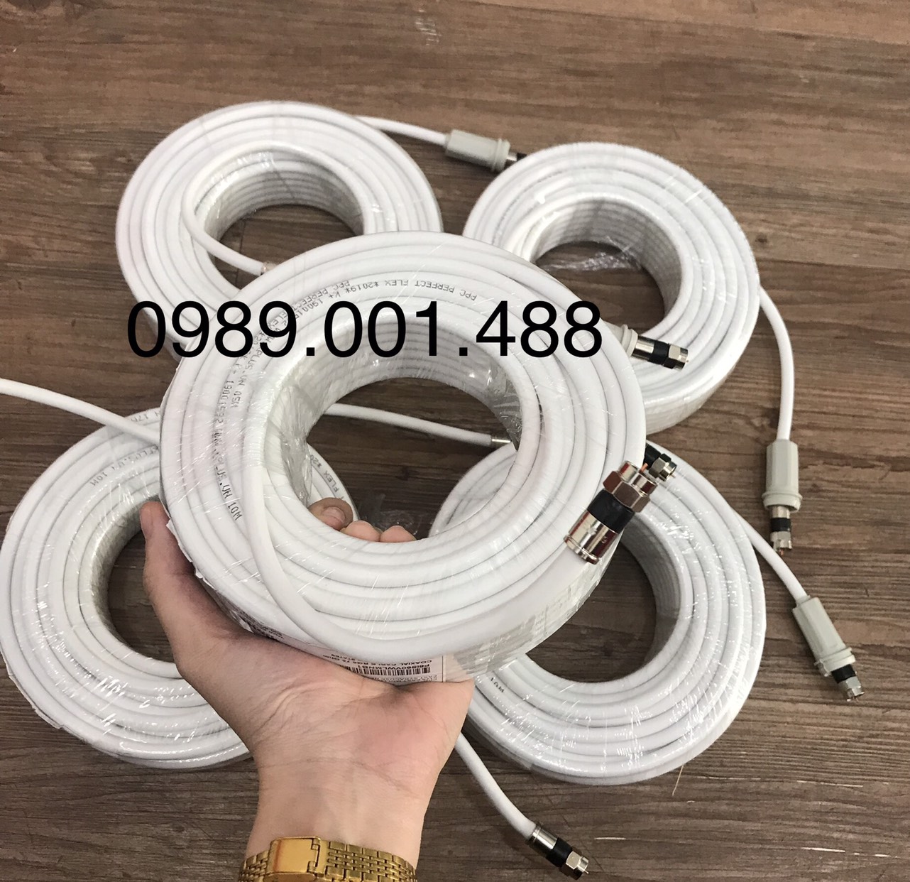 [HCM]DÂY CÁP ĐỒNG TRỤC 20M BẤM SẴN ĐẦU