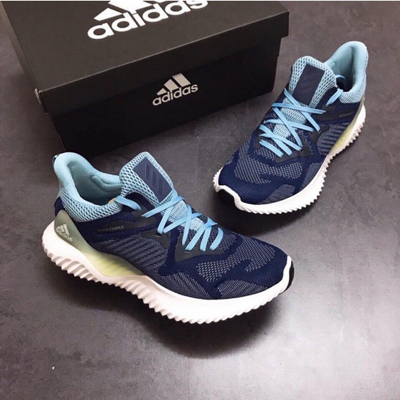 (Video cận cảnh) Giày thể thao sneaker alphabounce xanh lam