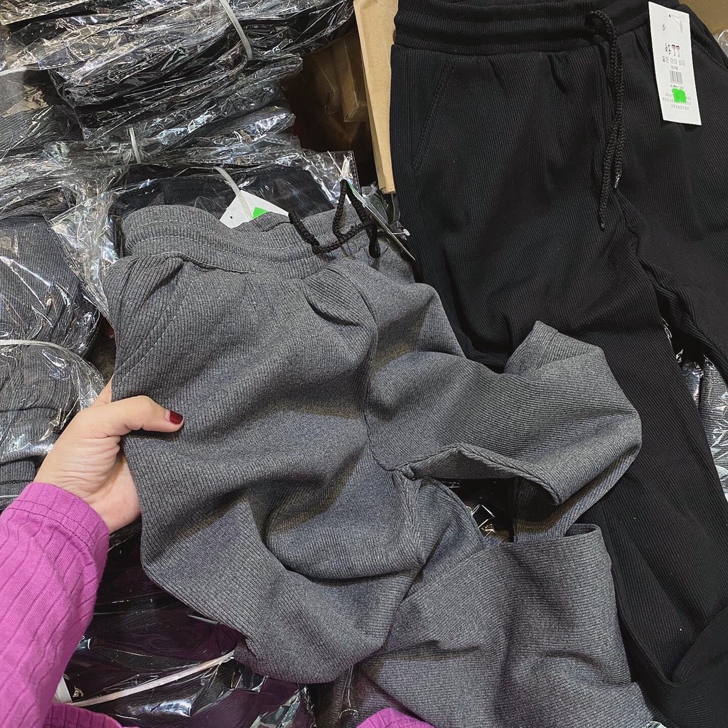 Quần Jogger gân tăm cao cấp